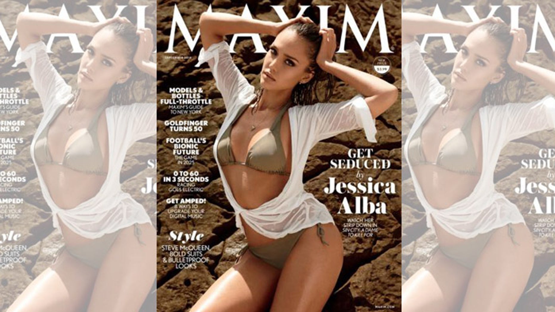 Jessica Alba Talks Overcoming Demons In Sizzling Maxim Cover Story