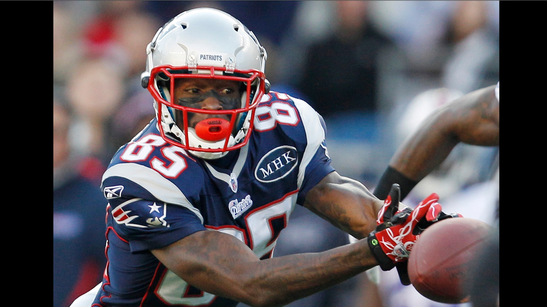 Chad Johnson spent one unproductive season with the New England Patriots, even though the Patriots went to the Super Bowl. (AP Photo/Elise Amendola, File)
