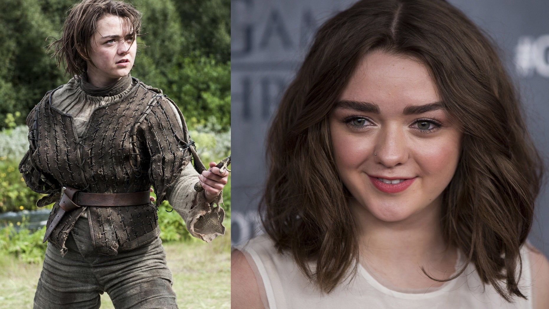 "Game of Thrones" star Maisie Williams.