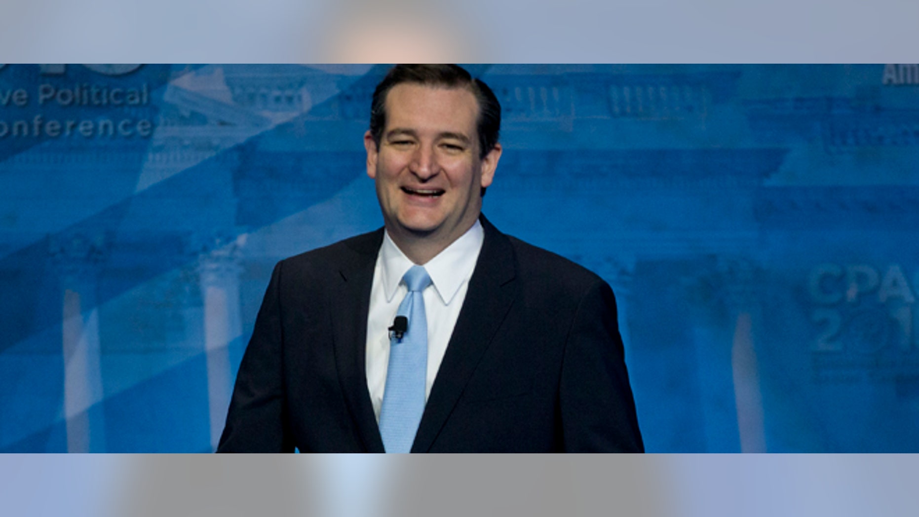 Sen. Ted Cruz, R-Texas, arrives to speak at the 40th annual Conservative Political Action Conference in National Harbor, Md., Saturday, March 16, 2013. Diehard activists at the three-day conference are already picking favorites in what could be a crowded Republican presidential primary in 2016. (AP Photo/Carolyn Kaster)