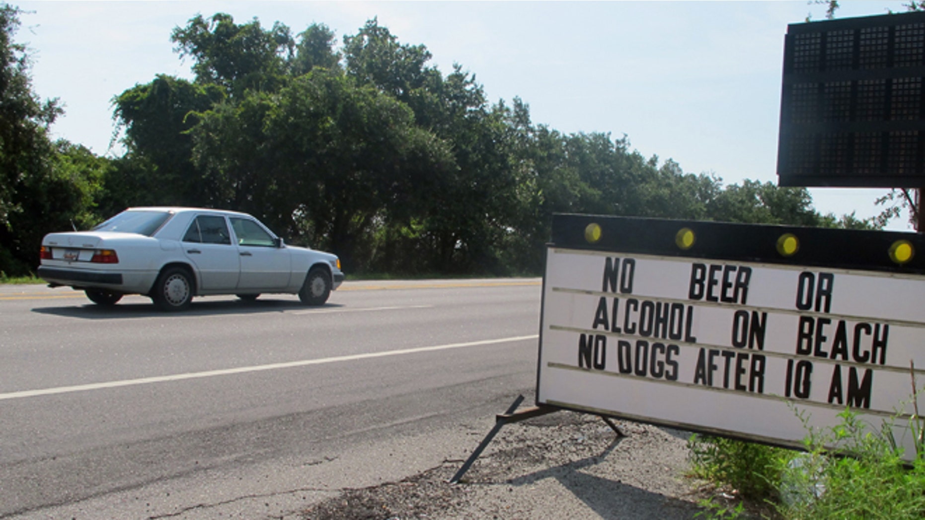 July 27, 2012: Many residents of Folly Beach, S.C. want to make the city's temporary beach alcohol ban permanent.