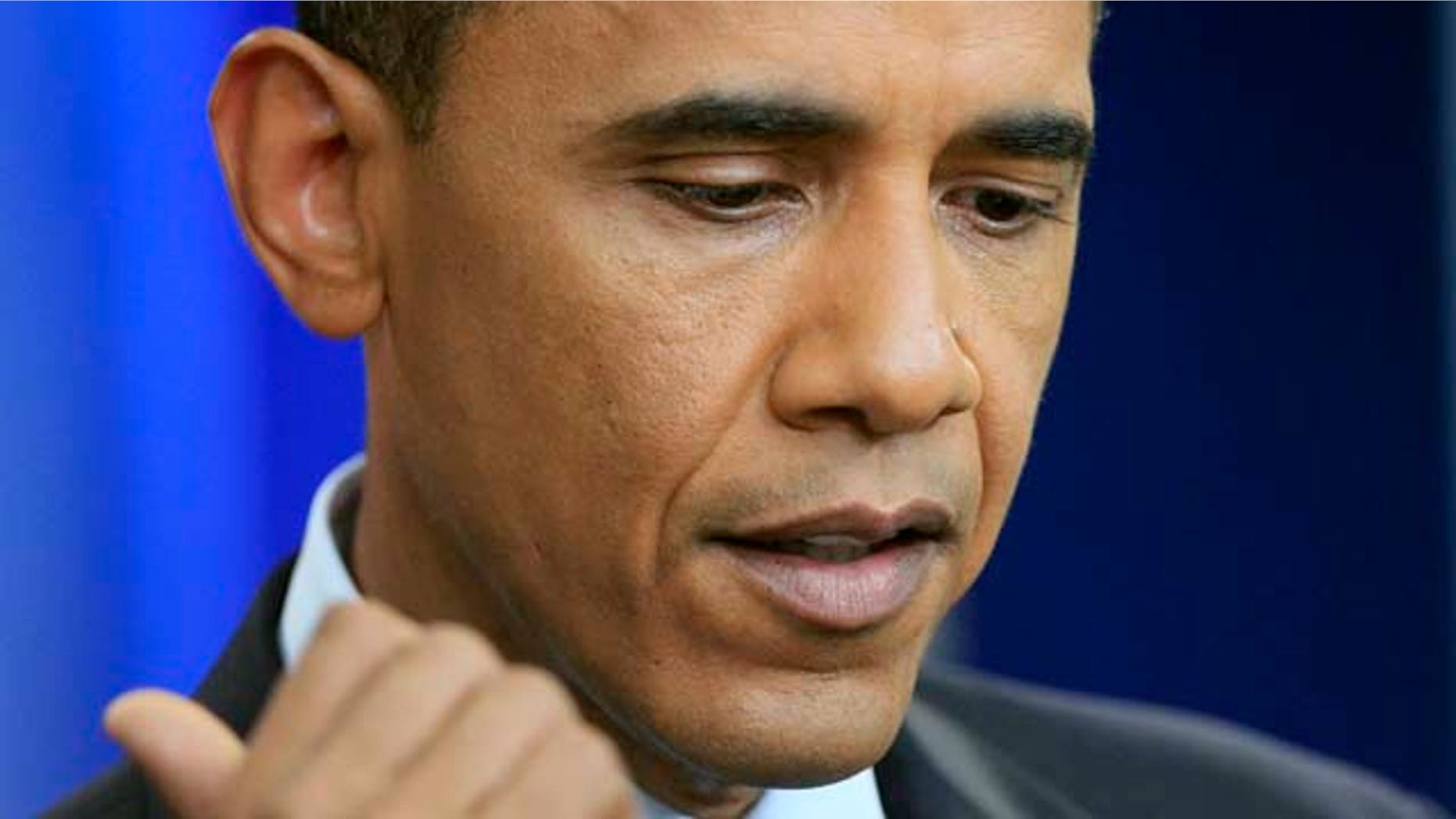 President Barack Obama makes a statement in the Brady Briefing Room at the White House in Washington, Friday, July 22, 2011. (AP Photo/Manuel Balce Ceneta)