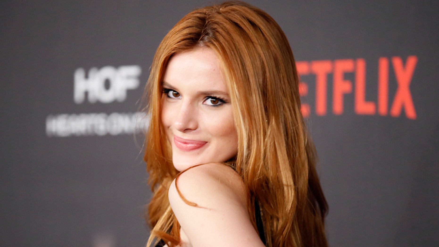 Actress Bella Thorne arrives at The Weinstein Company & Netflix Golden Globe After Party in Beverly Hills, California January 10, 2016. REUTERS/Danny Moloshok - RTX21SJD
