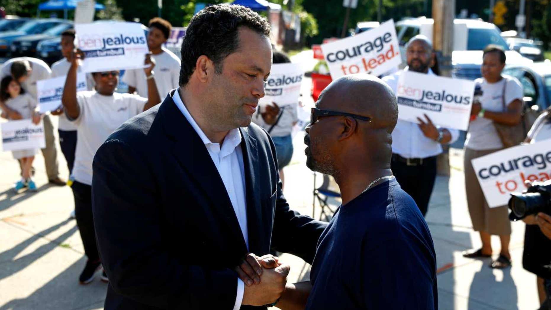 Maryland Democratic gubernatorial nominee Ben Jealous cursed at a reporter on Wednesday for asking if he is a socialist.