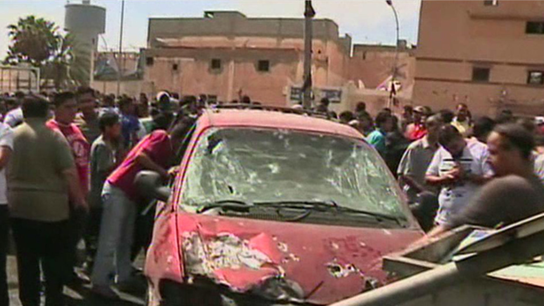 May 13, 2013: Nine people were killed and 17 injured when a car bomb exploded hear a hospital in Benghazi, Libya.