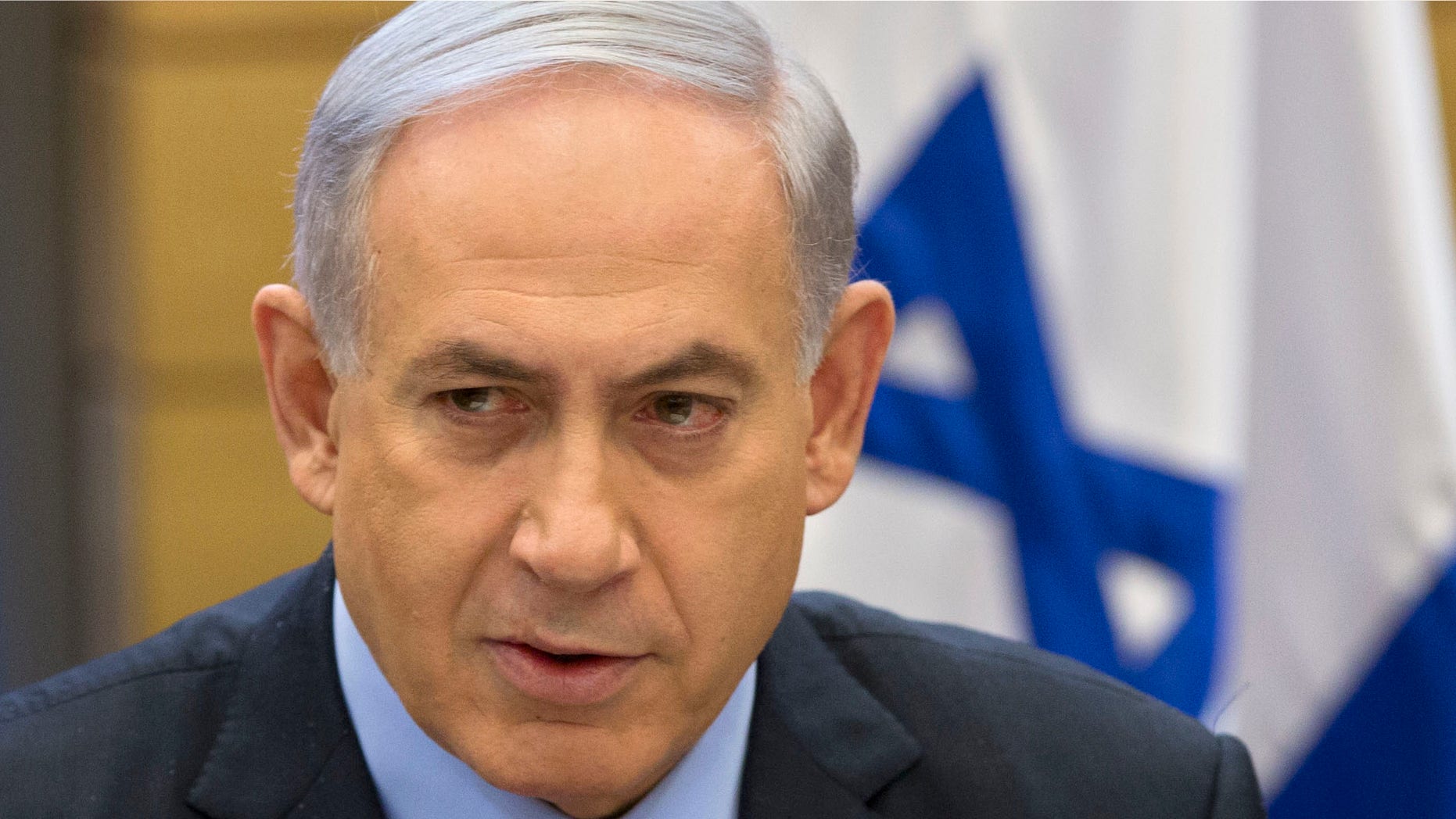 Dec. 3, 2014: Israeli Prime Minister Benjamin Netanyahu speaks during a faction meeting at the Knesset, Israel's parliament in Jerusalem.