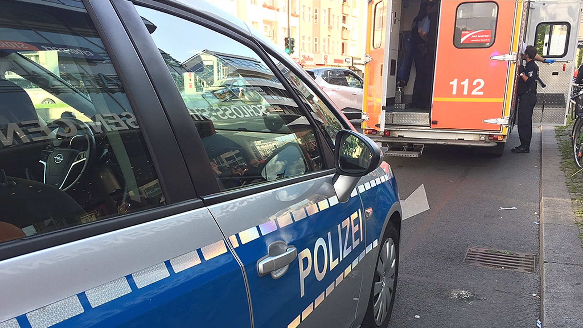 Two homeless men were set on fire by an unknown assailant at a Berlin railway station, police said.
