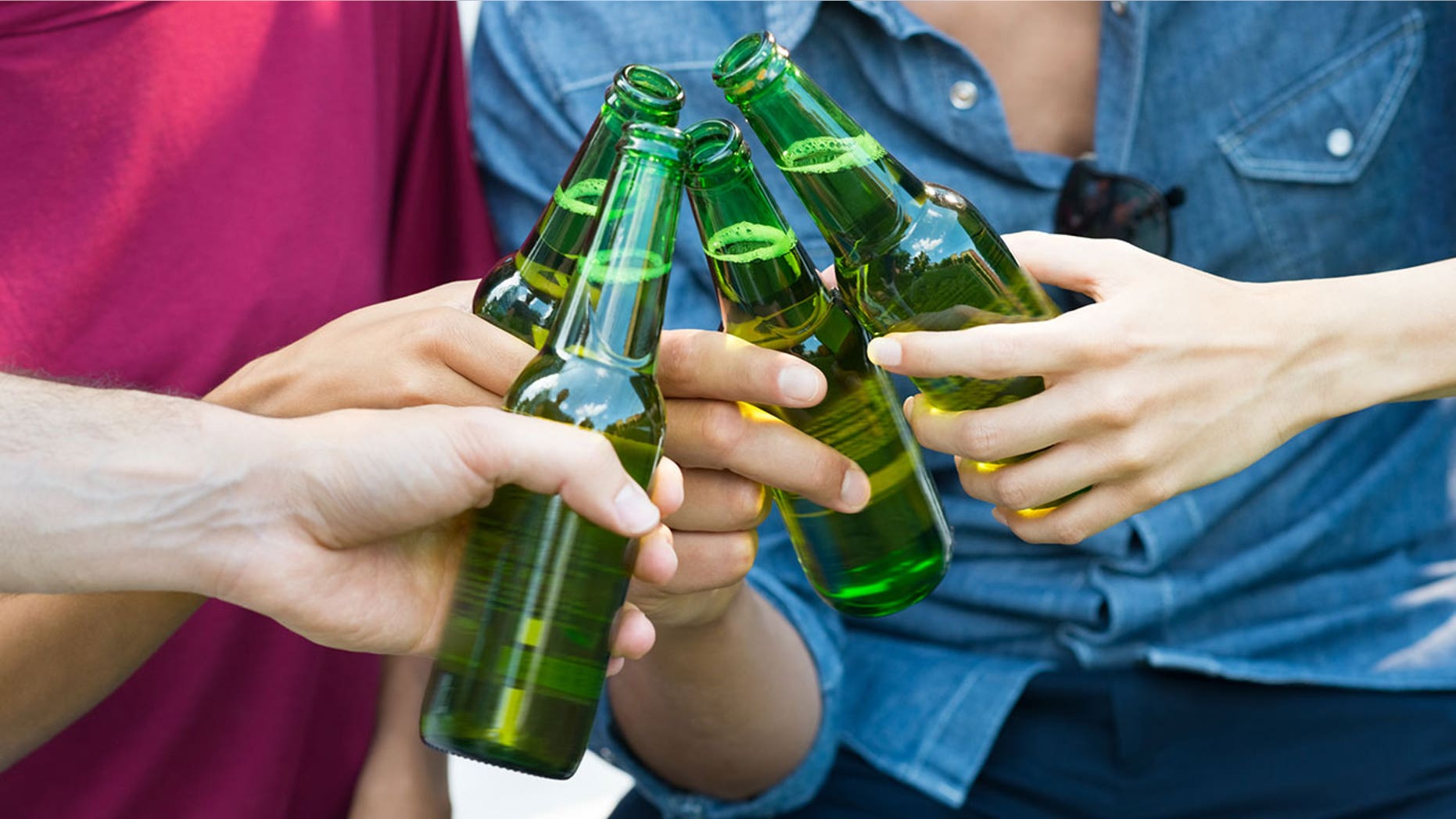 A woman in New Zealand claims to have made a disgusting discovery in her beer.