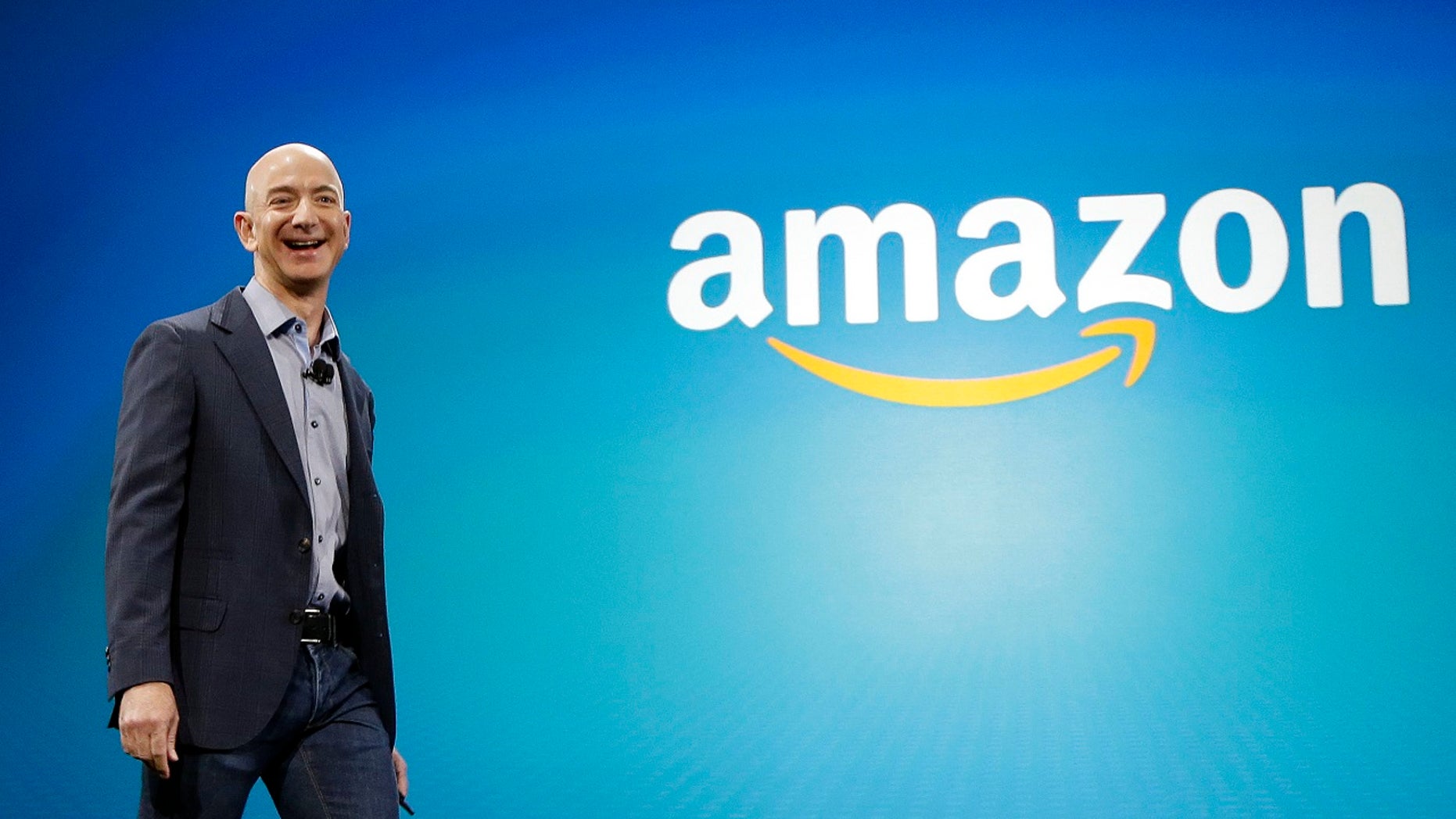 FILE - Amazon CEO Jeff Bezos.