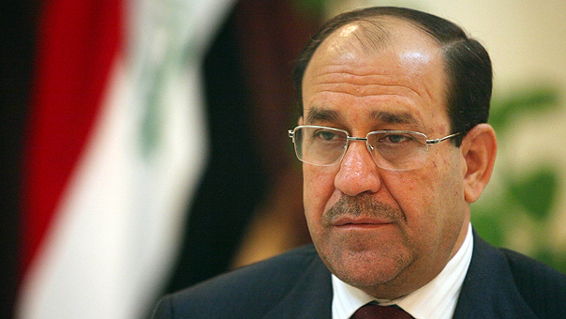 In this Feb. 28, 2010 file photo, Iraq's Prime Minister Nouri al-Maliki is shown during an interview with The Associated Press in Baghdad, Iraq. (AP)