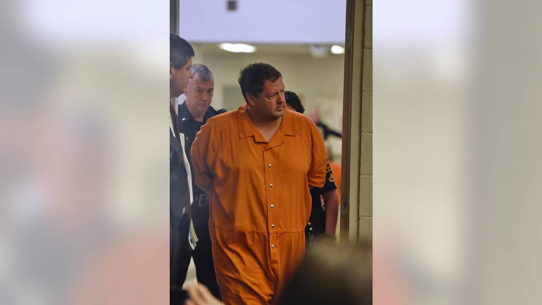 Todd Kohlhepp in court on Sunday.