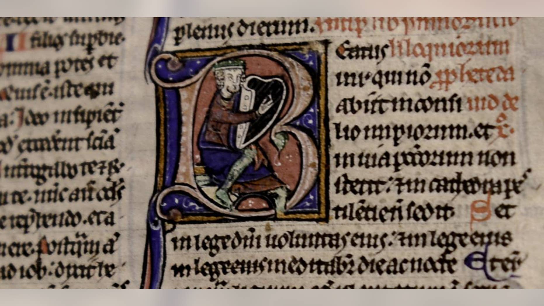 A page from the the Lyghfield Bible (Canterbury Cathedral)