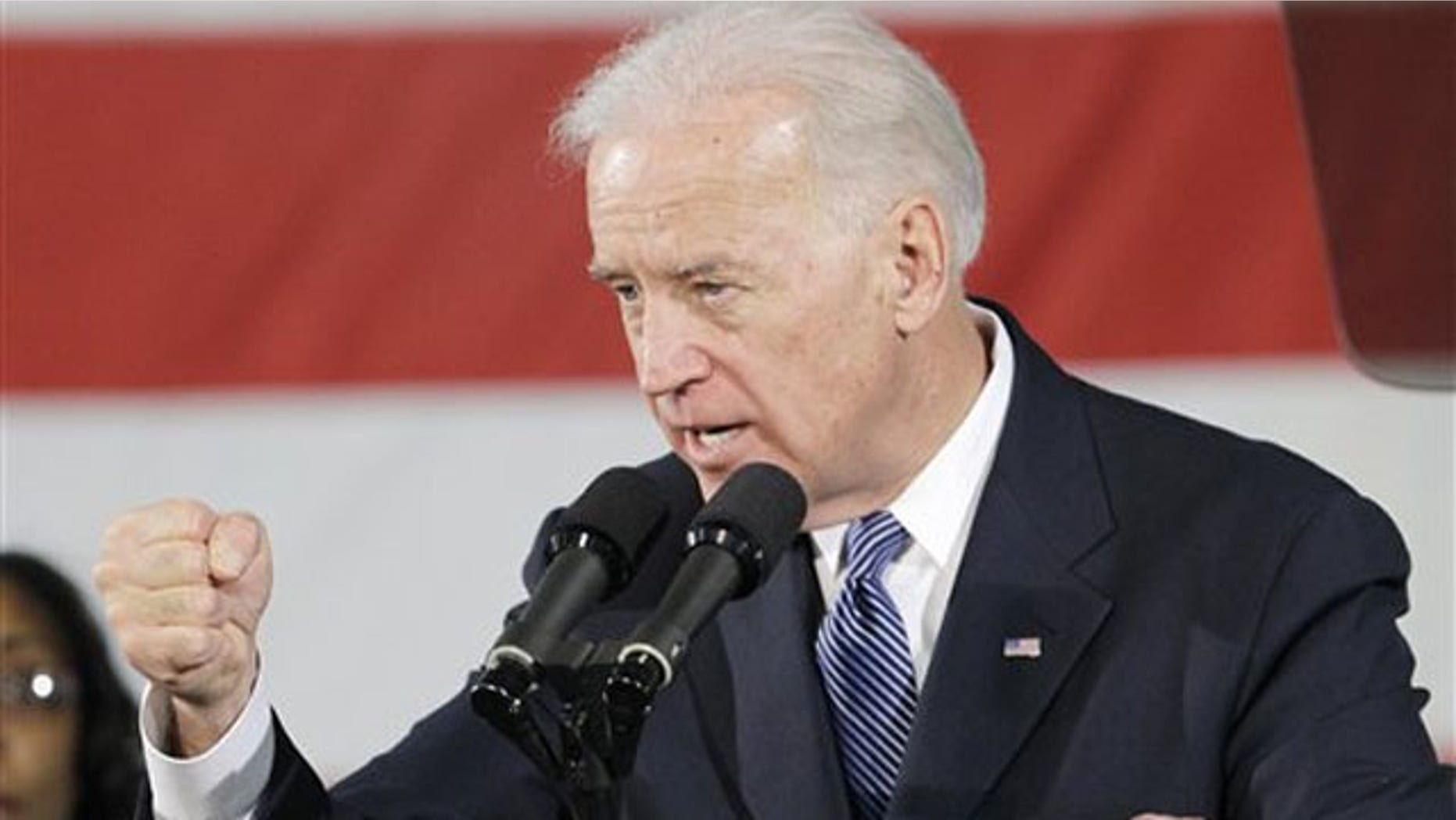 Vice President Joe Biden speaks at Ener1, Inc., in Greenfield, Ind., Jan. 26.