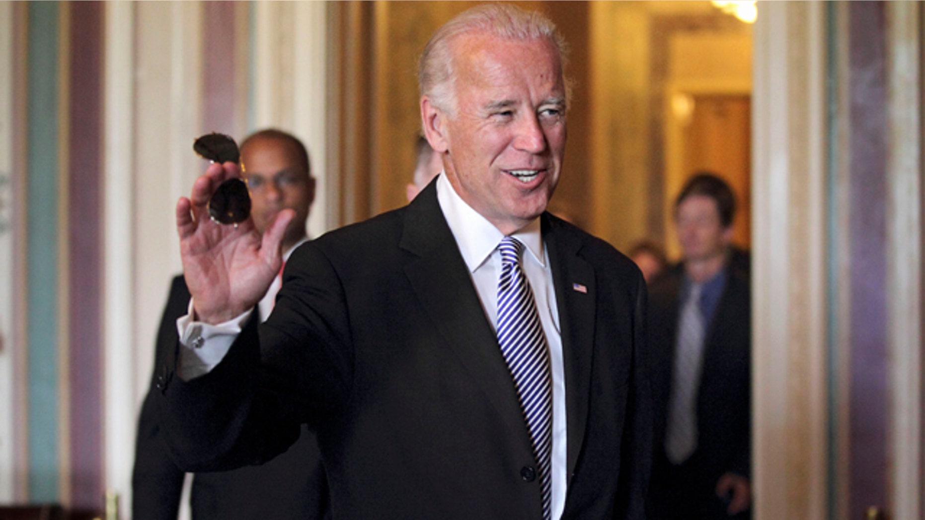 Tuesday: Vice President Joe Biden returns to Capitol Hill in Washington for continuing negotiations between Republicans and Democrats in Congress on how to solve America's debt crisis and budget problems.