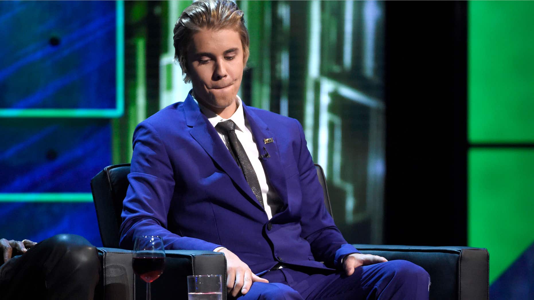 March 14, 2015: Justin Bieber appears on stage at the Comedy Central Roast of Justin Bieber at Sony Pictures Studios.