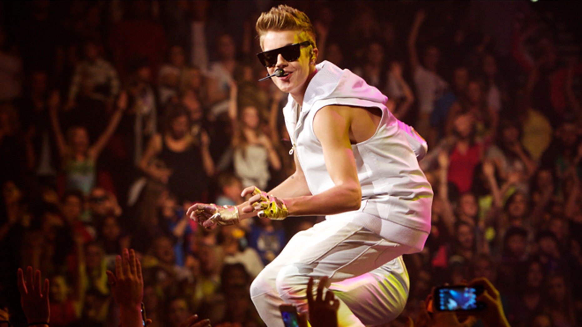 Oct. 8, 2012: Justin Bieber performs at the Rose Garden in Portland, Ore.