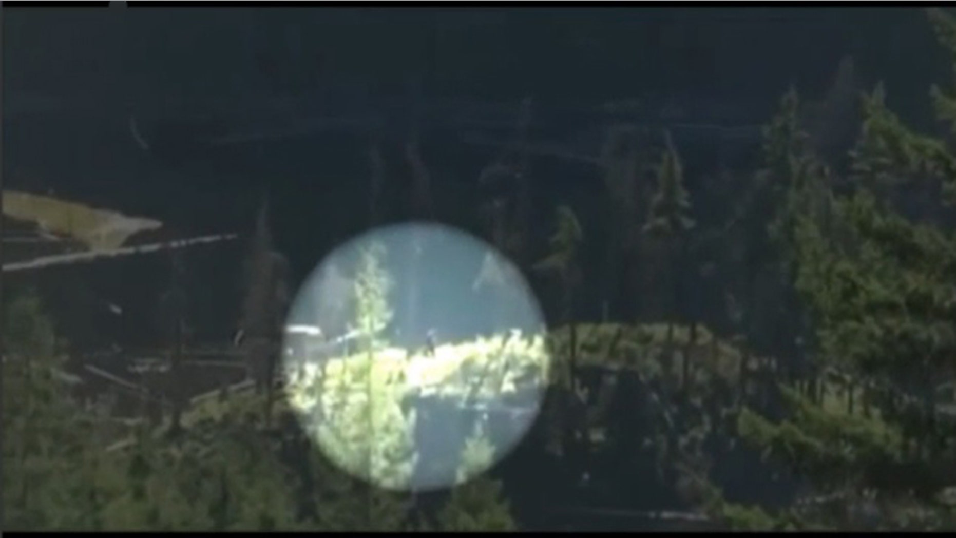 A video of a figure, which appears covered in thick black hair and is seen lumbering across the mountain top, has sparked plenty of excitement among Bigfoot fans.