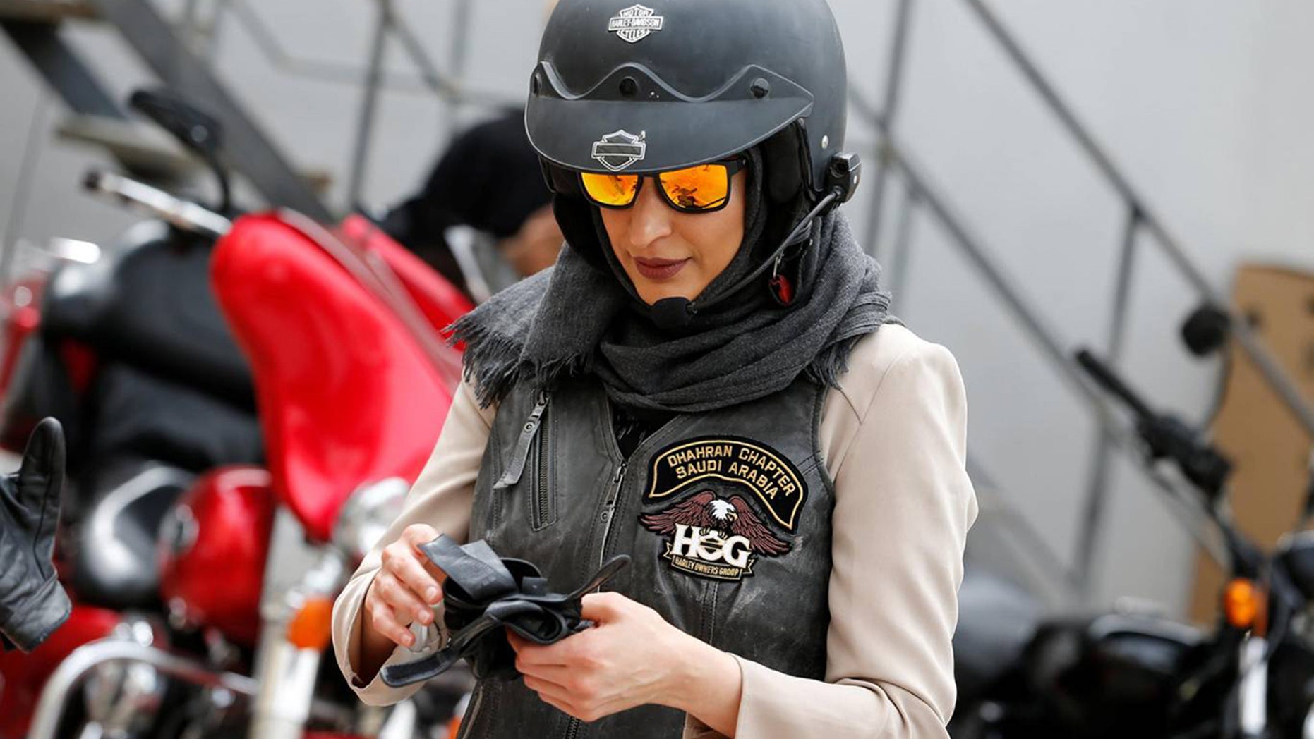 Women are learning to ride motorcycles in Saudia Arabia