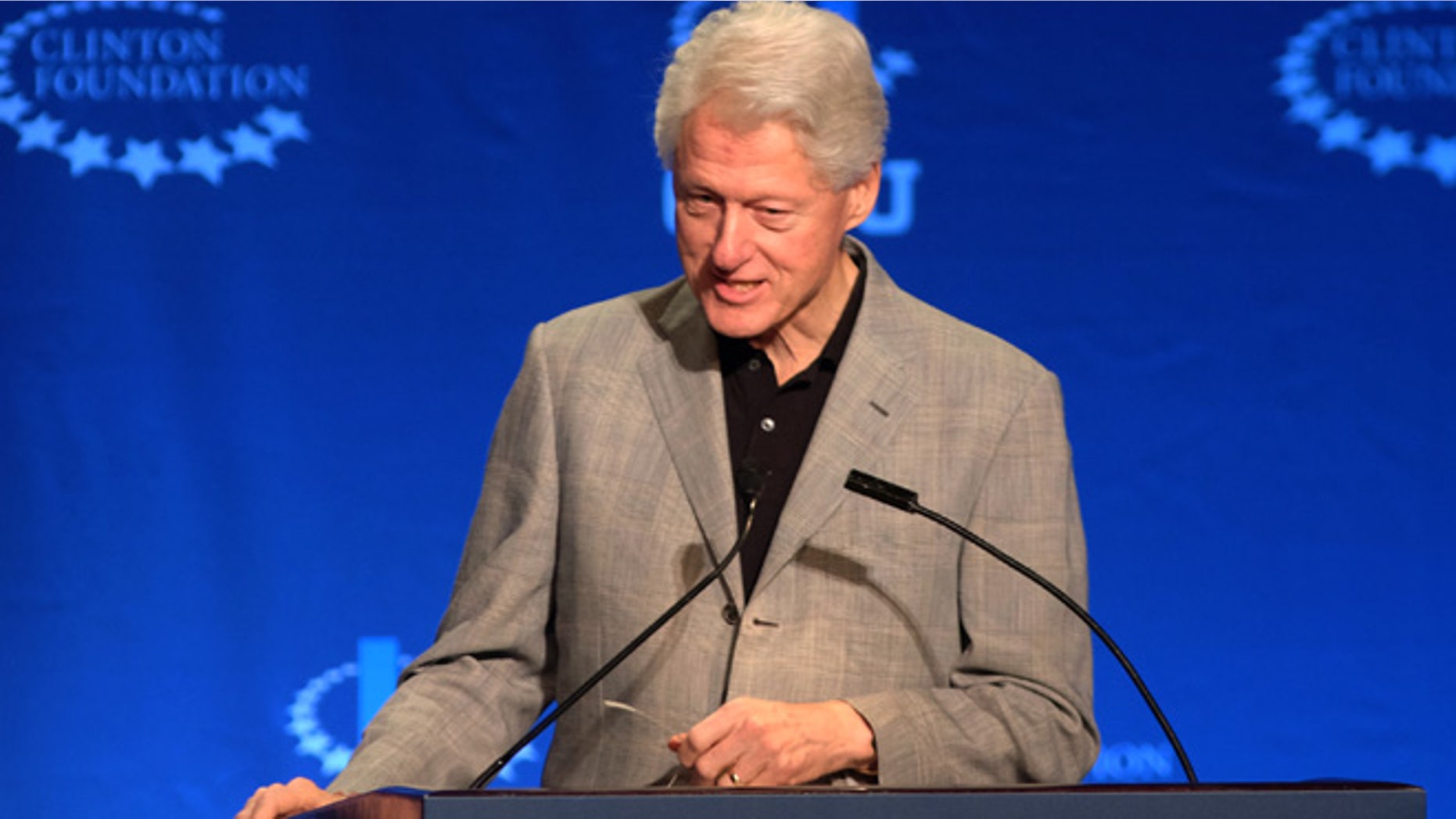 March 7, 2015: Former President Bill Clinton, speaks the Future of Energy session at a university conference sponsored by the Clinton Global Initiative in Coral Gables, Fla.(AP)