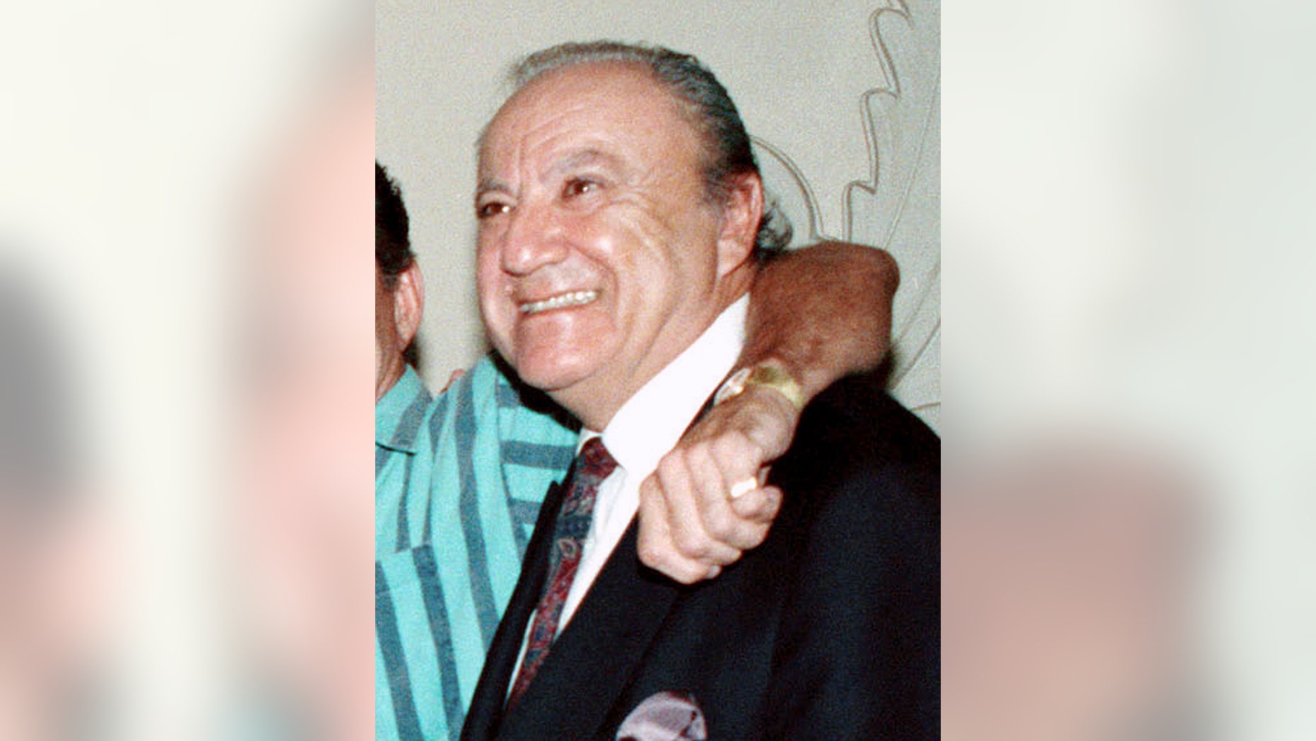 FILE - In this Oct. 4, 1990 file photo, Bill Dana appears in Beverly Hills, Calif. Dana, a comedy writer and performer who won stardom in the 1950s and '60s with his character Jose Jimenez, has died.