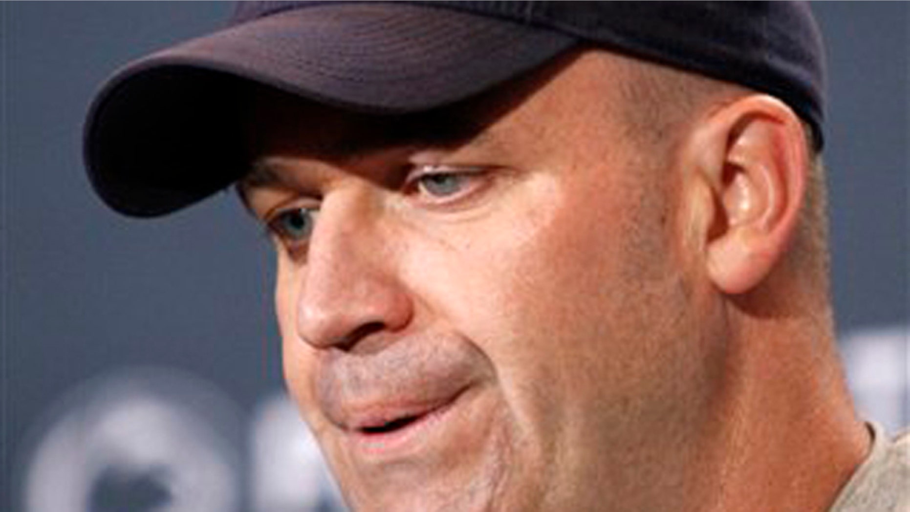April 21, 2012: This file photo shows Penn State head coach Bill O'Brien during a news conference after the NCAA football team's annual Blue White spring scrimmage, in State College, Pa.