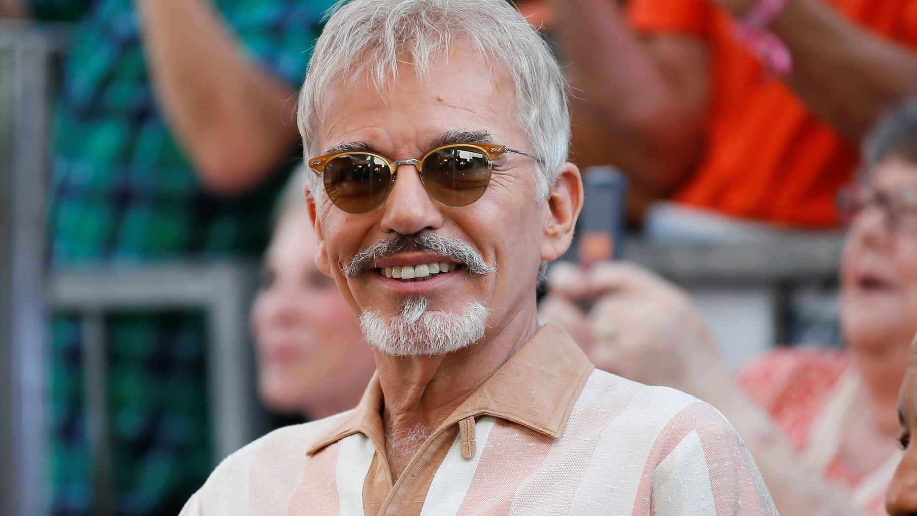 Actor Billy Bob Thornton smiles during a ceremony honoring actor Kathy Bates with a star on the Hollywood Walk of Fame in Hollywood, California September 20, 2016. REUTERS/Danny Moloshok - RTSOO4N