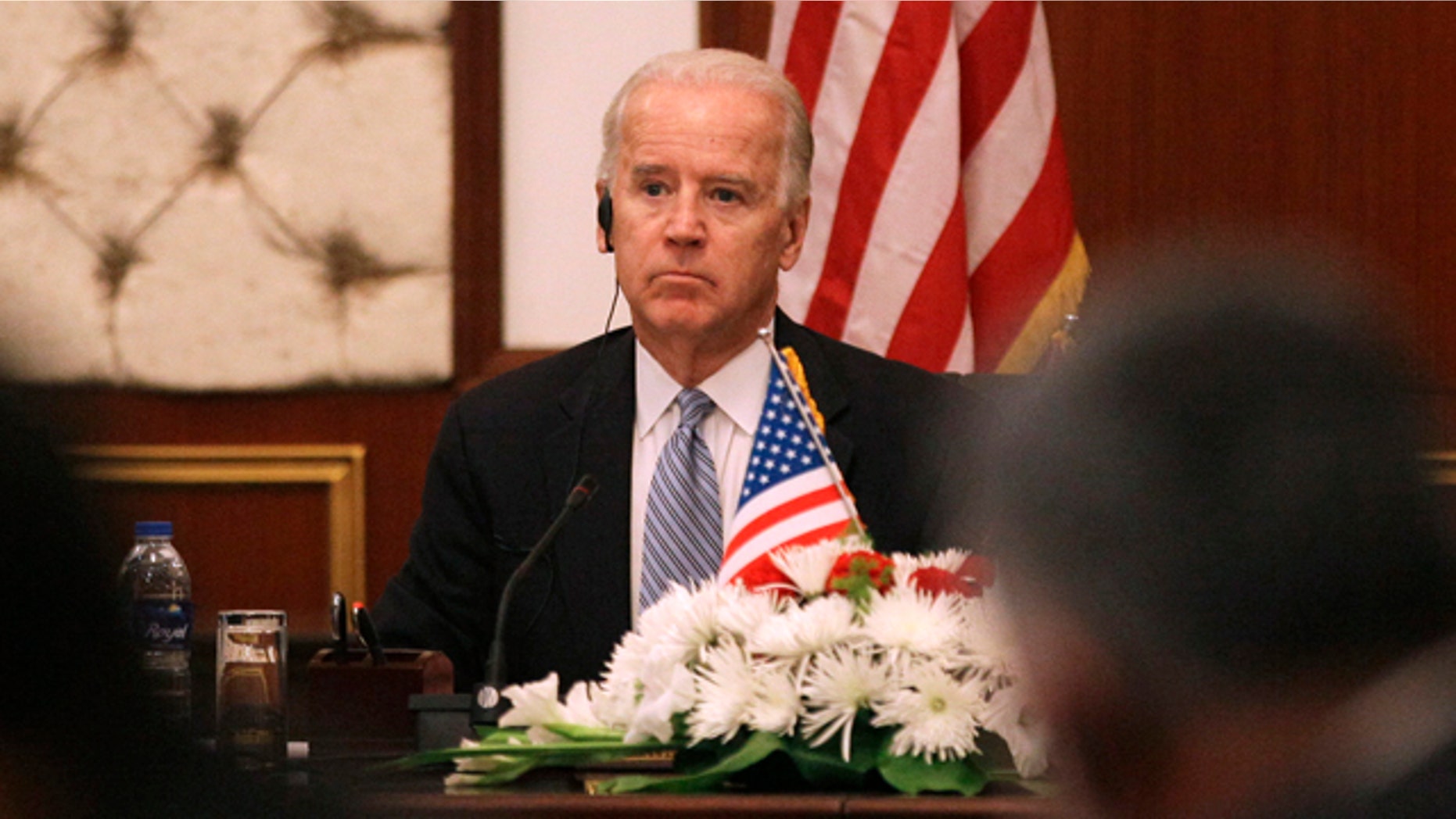 Nov. 30: U.S. Vice President Joe Biden attends a joint news conference with Iraqi prime minister in Baghdad.