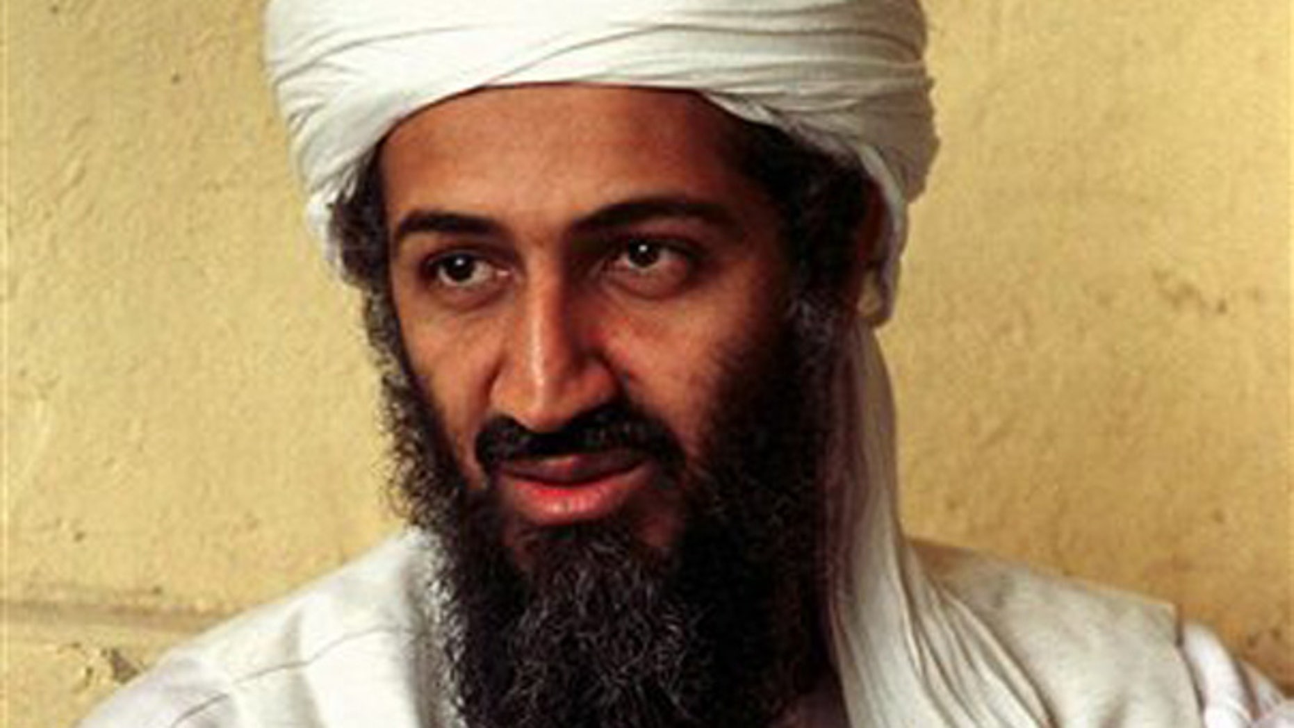 In this April 1998 file photo, exiled Al Qaeda leader Usama bin Laden is seen in Afghanistan.
