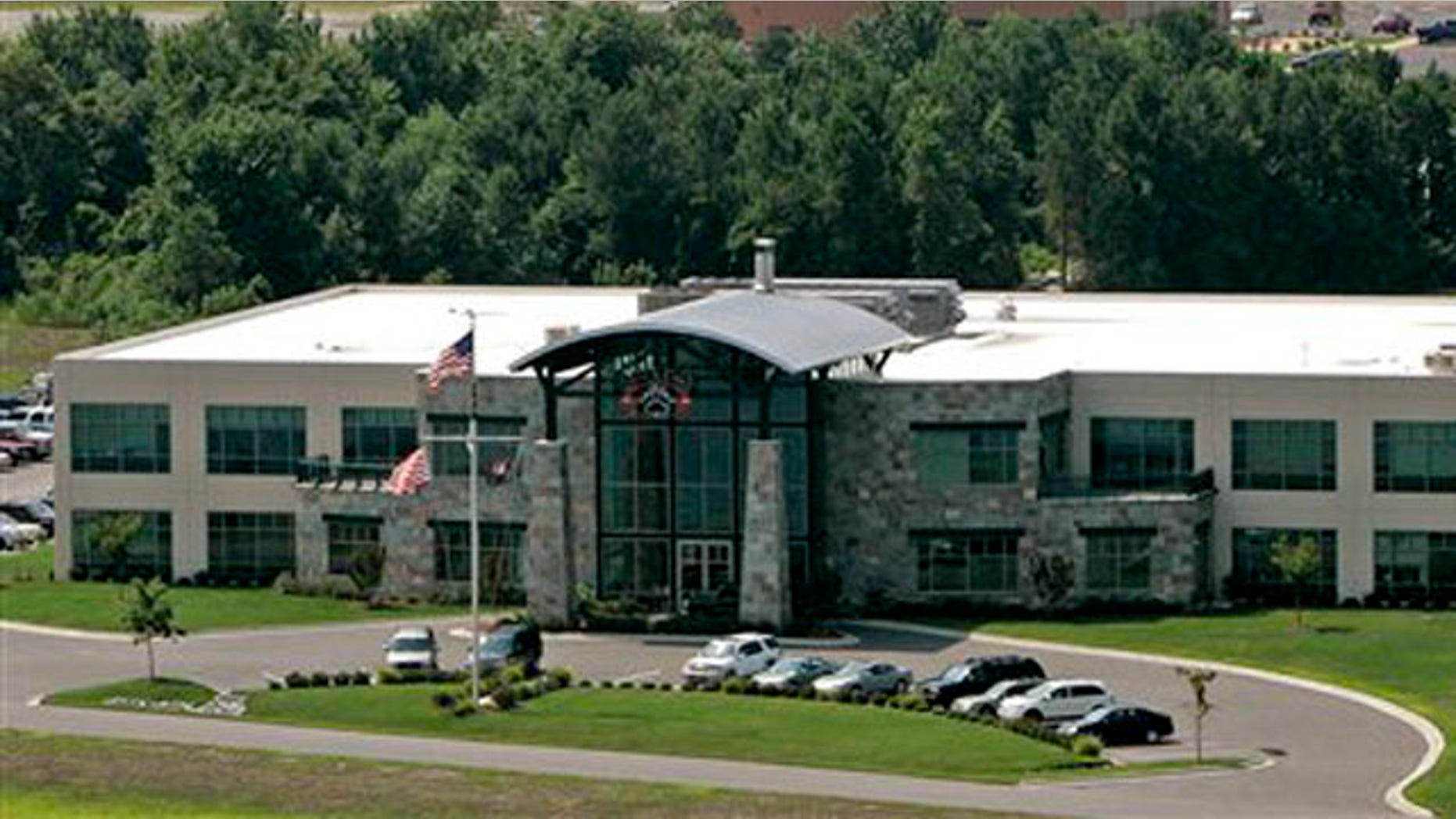 July 21, 2008: Blackwater Worldwide's headquarters is seen in Moyock, N.C. Reports say the company formed a network of 30 shell companies and subsidiaries to get government business (AP).