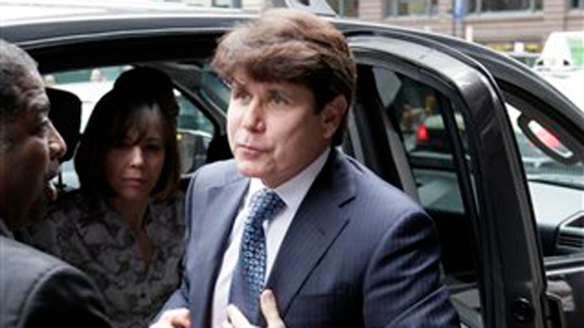 Aug. 17, 2010: Former Illinois Gov. Rod Blagojevich and his wife Patti arrive at the Federal Court building.