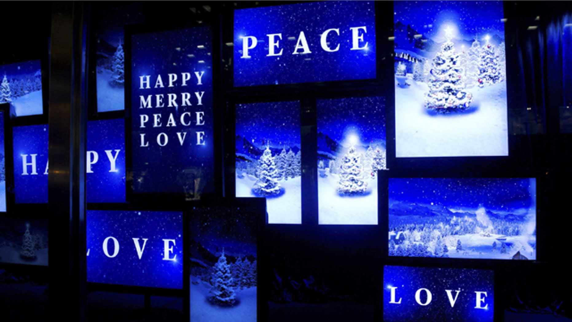 This Thursday, Nov. 18, 2010 file photo shows the Bloomingdale's holiday windows in New York.