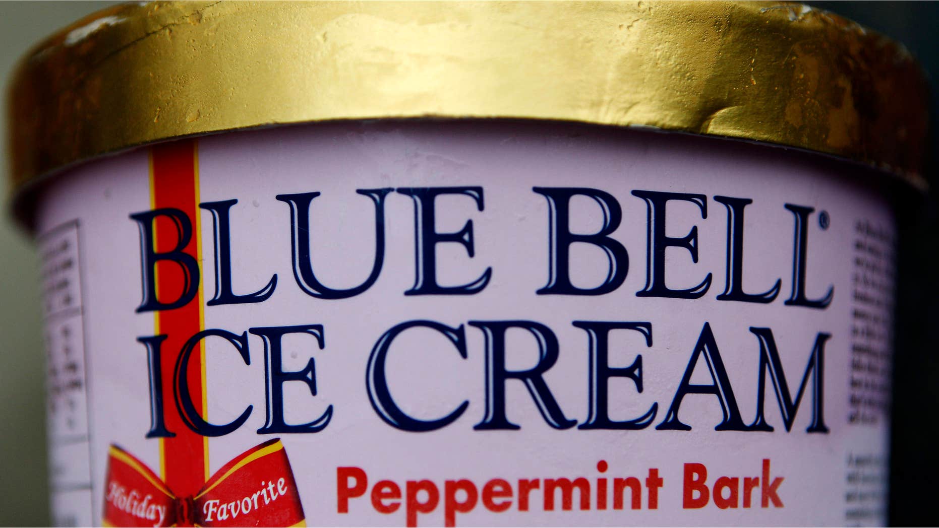 March 13, 2015: This photo shows a container of Blue Bell ice cream.
