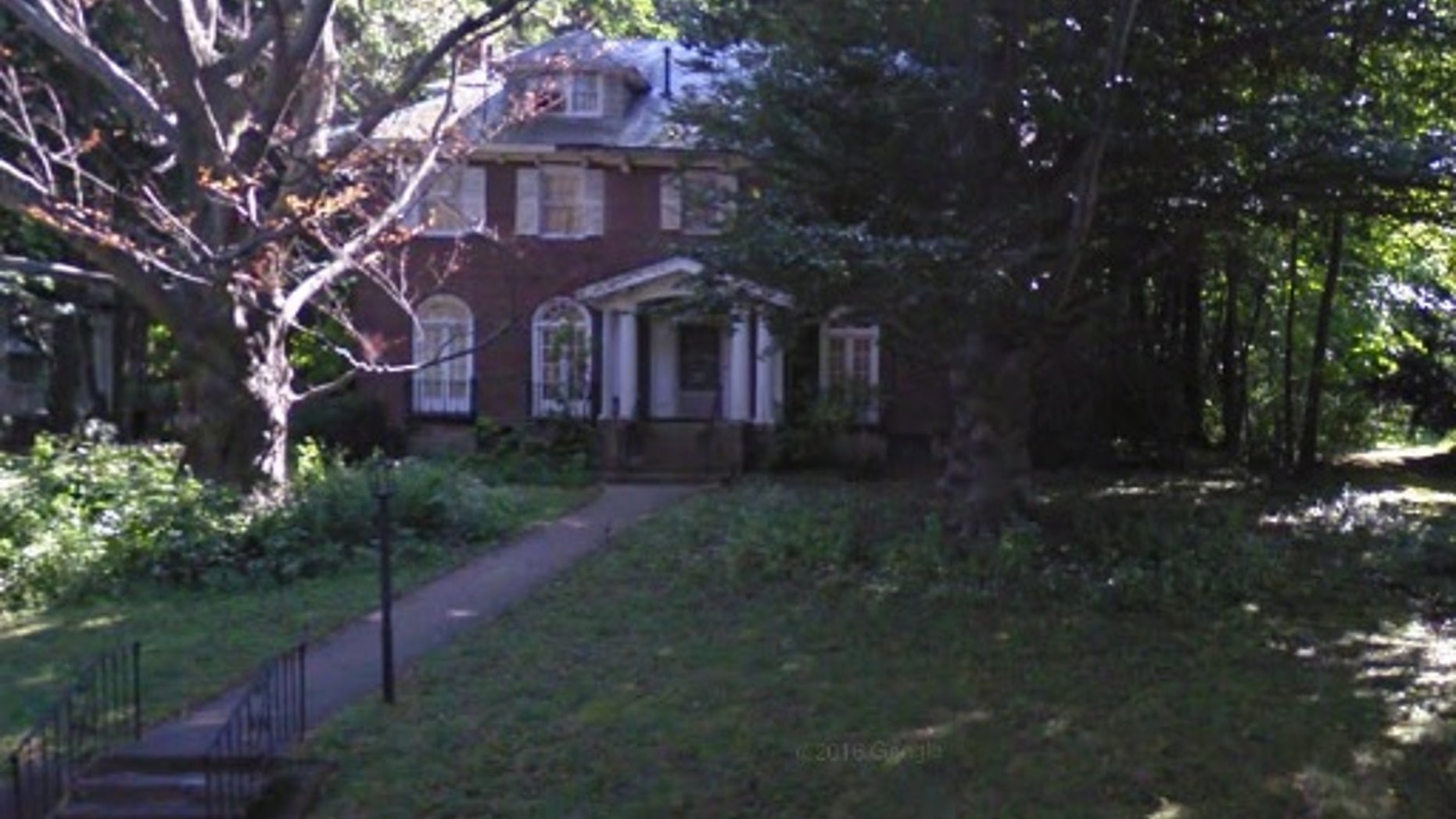 The home in Brookline, Mass.