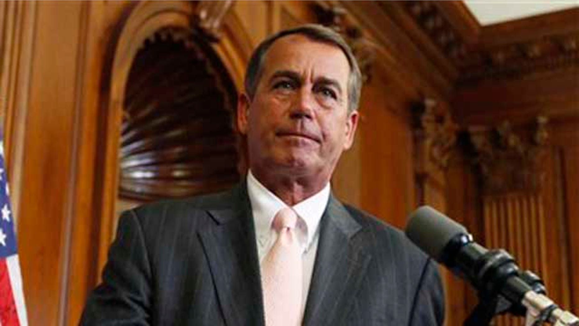 June 16, 2010: House Minority John Boehner, R-Ohio, participates in a ceremony on Capitol Hill in Washington. Boehner recently came under scrutiny for his financial relationship with lobbyists. (AP).