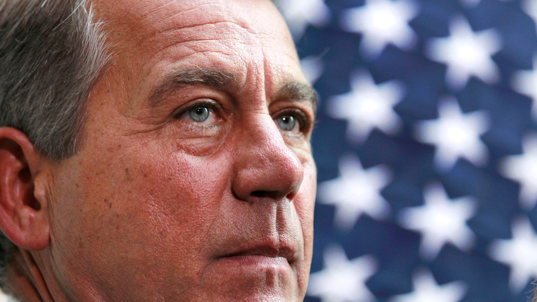 House Speaker John Boehner of Ohio, takes part in a news conference on Capitol Hill in Washington, Wednesday, Jan. 19, 2011, to discuss the upcoming vote to repeal the health care bill. (AP)