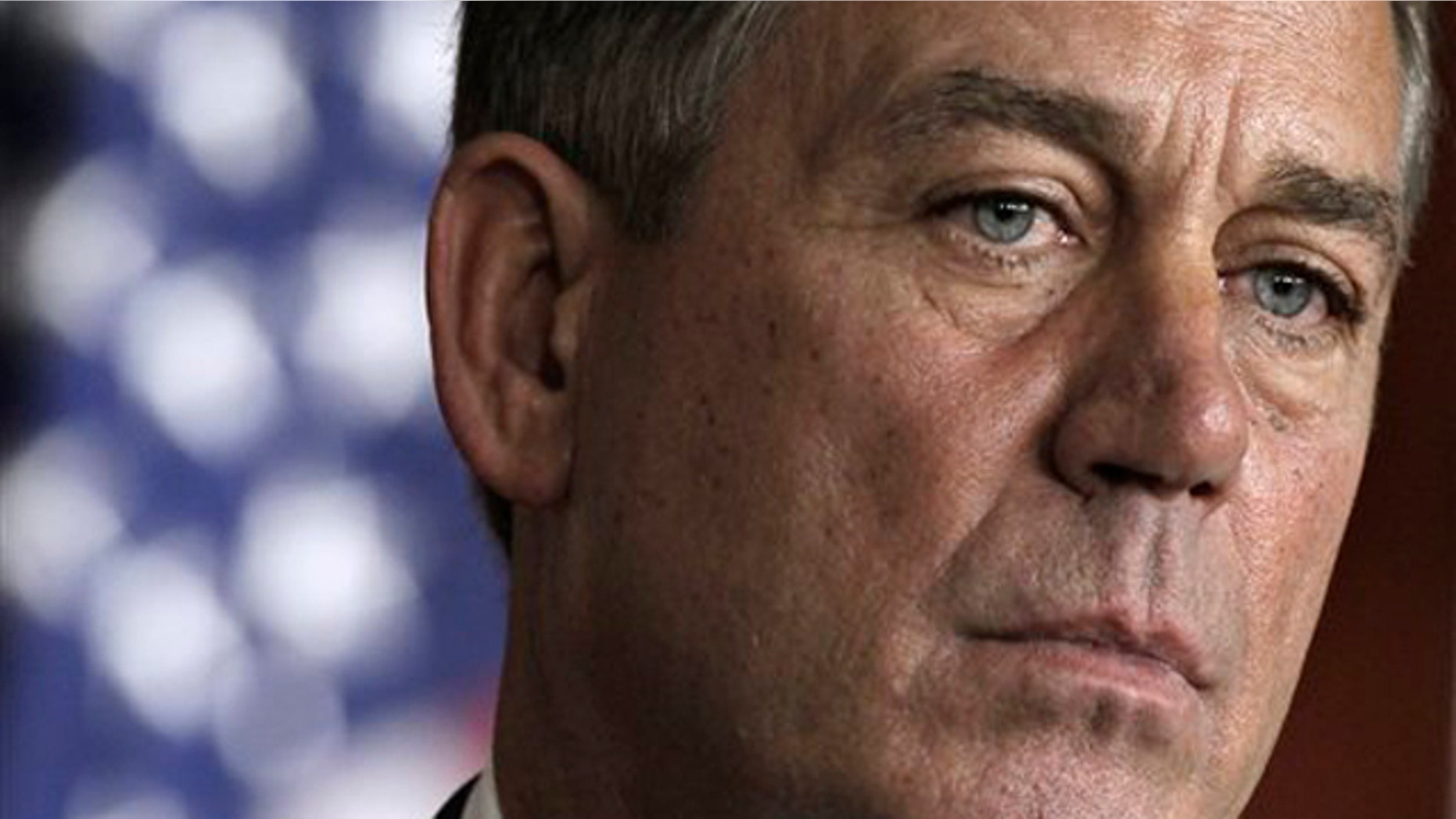 House Speaker John Boehner takes part in a news conference on Capitol Hill in Washington July 28.