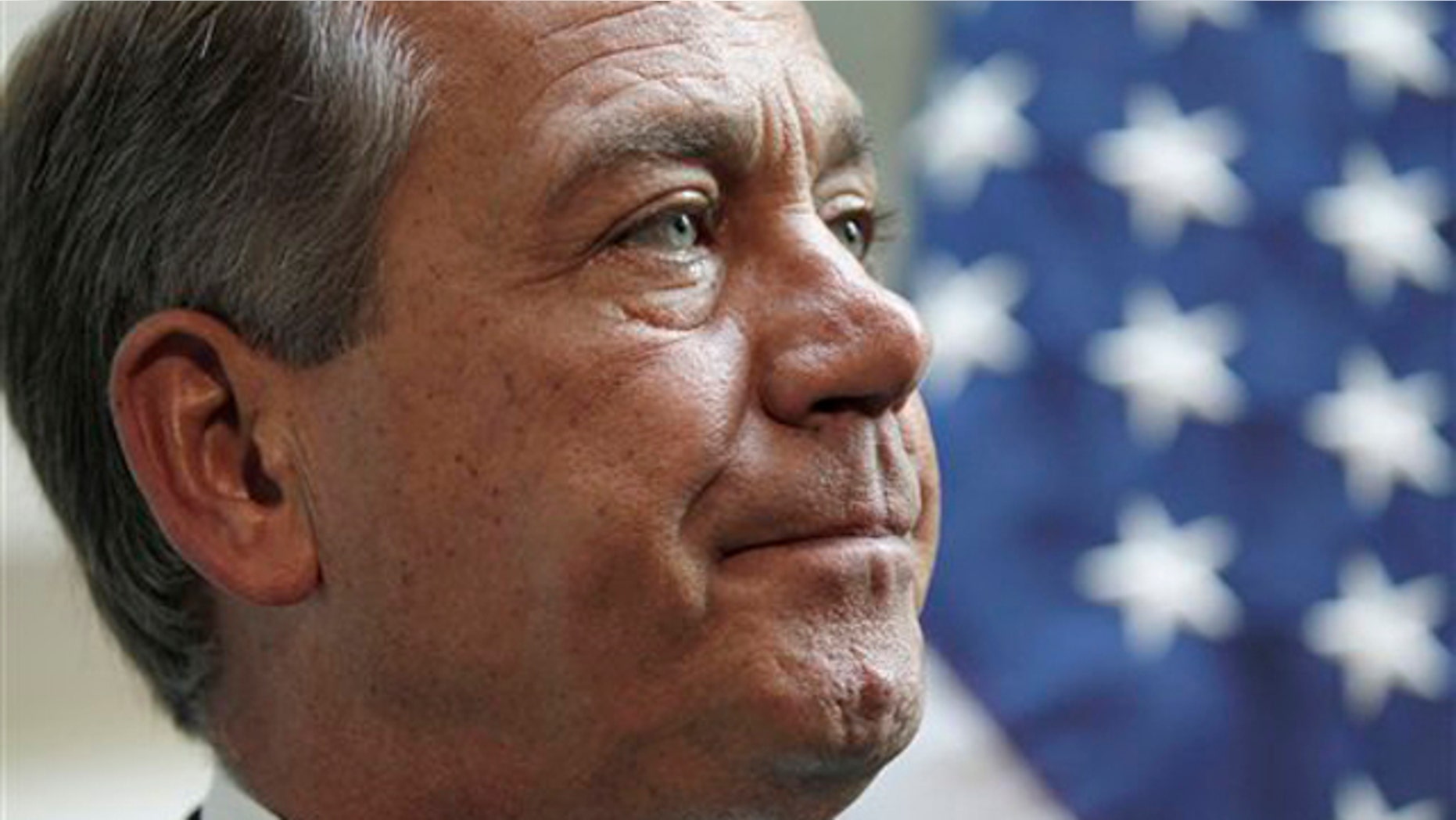 House Speaker John Boehner takes part in a news conference on Capitol Hill Oct. 4.