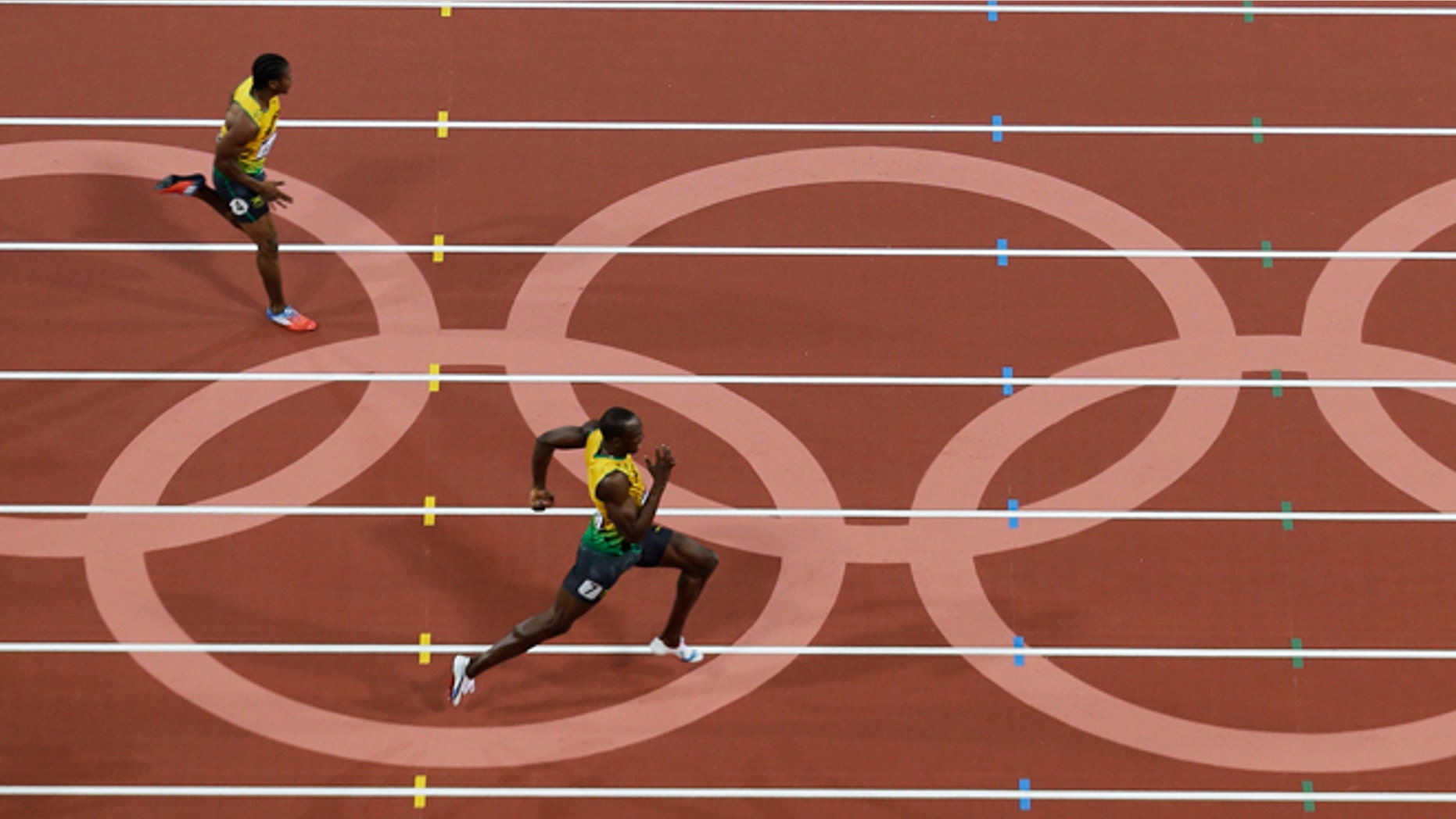 Aug. 9, 2012: Jamaica's Usain Bolt wins the finals of the men's 200-meter in the Olympic Stadium at the 2012 Summer Olympics, London.