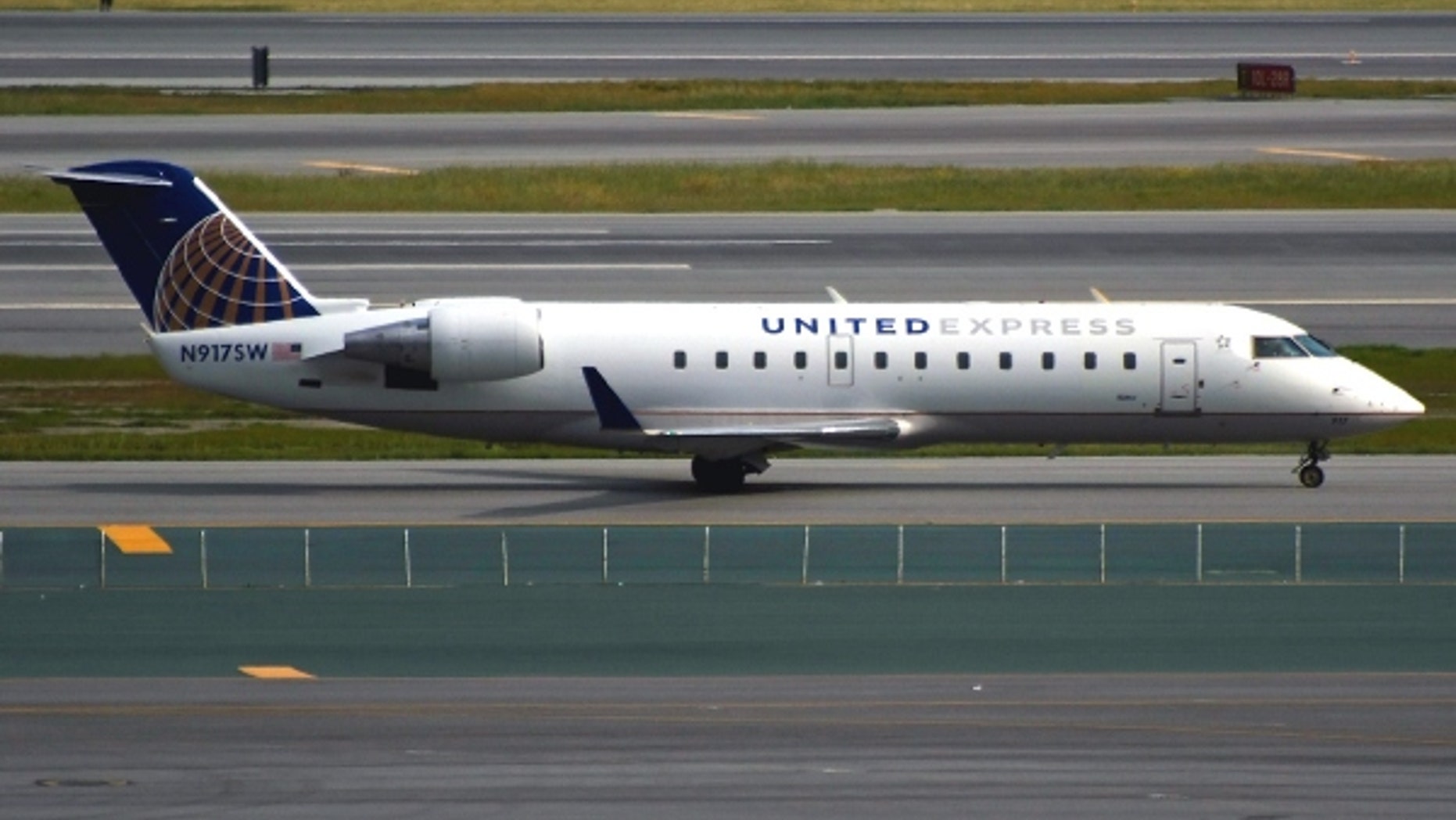 The flight was en route to Washington Dulles International Airport when it was hit with bad weather from a powerful nor’easter bringing up to 70 mph winds, rain and snow.