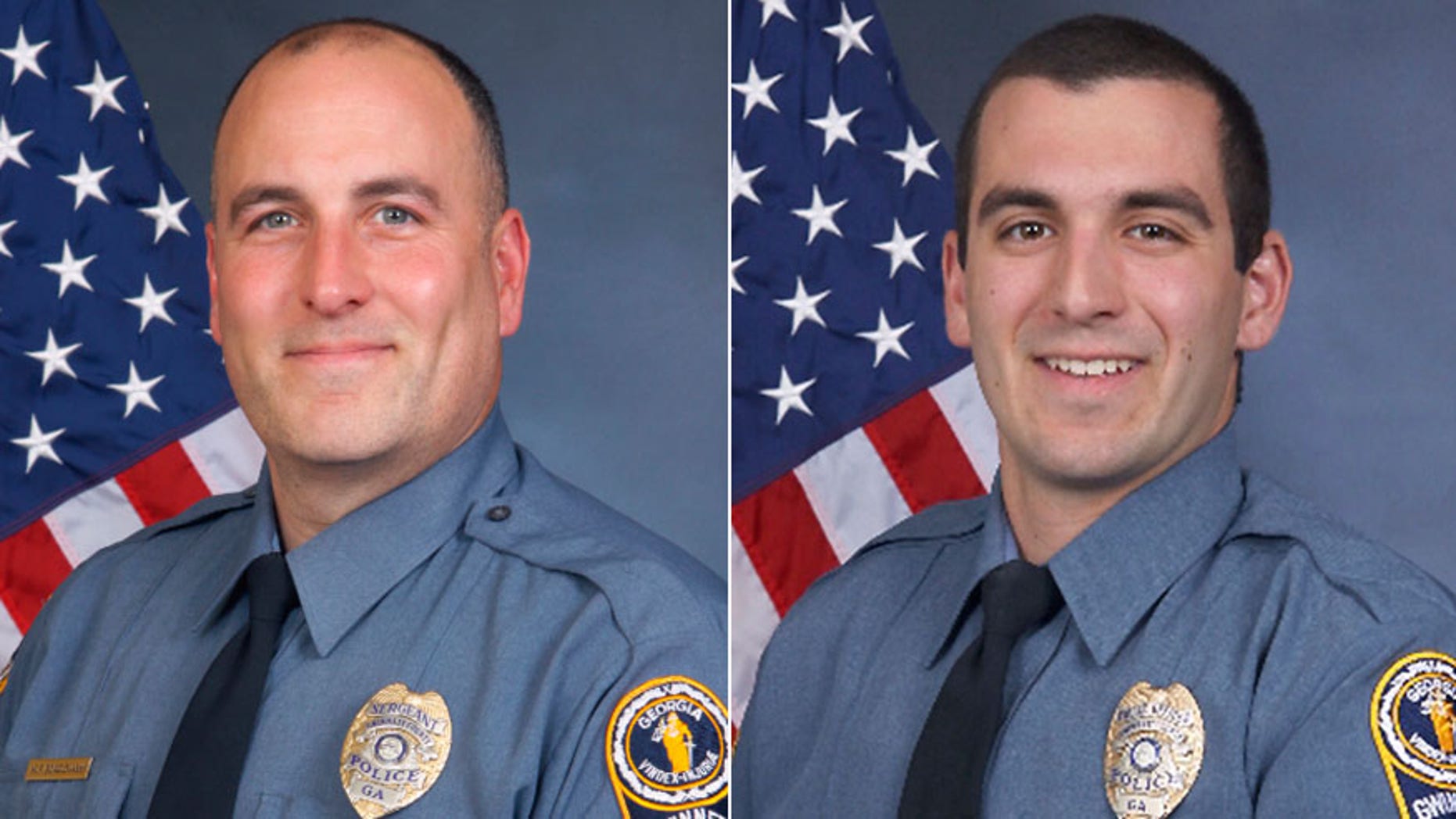 Gwinnett County Sgt. Michael Bongiovanni and Master Police Officer Robert McDonald