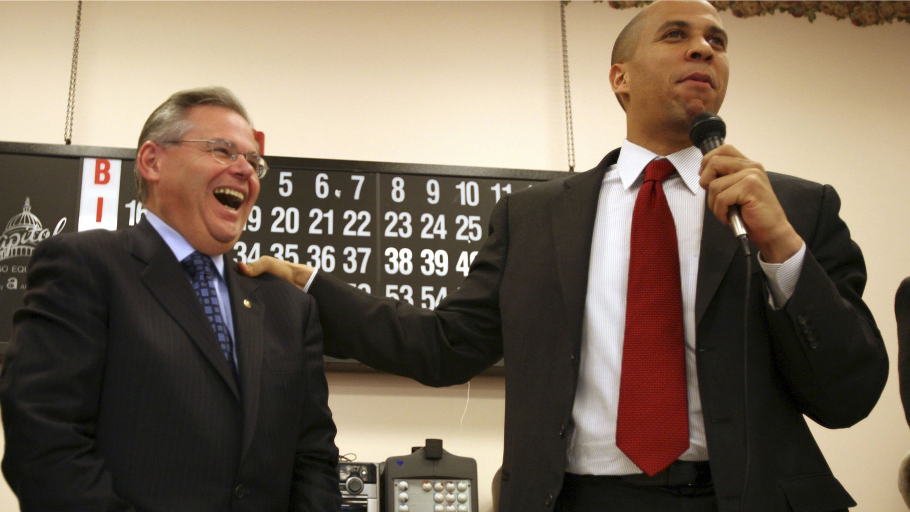 Democrats U.S. Sen. Robert Menendez and Sen.-elect Cory Booker are a rarity in U.S. history -- two minorities representing the same state at the same time in the Senate. Only Hawaii has done the same.