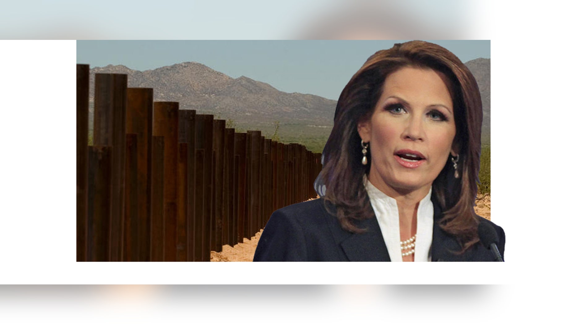 Minnesota Rep. Michele Bachmann increasingly is making immigration a central issue of her campaign to be the GOP nominee in the presidential election. She vows that if elected president, she will have a super-fence along the U.S.-Mexican border.