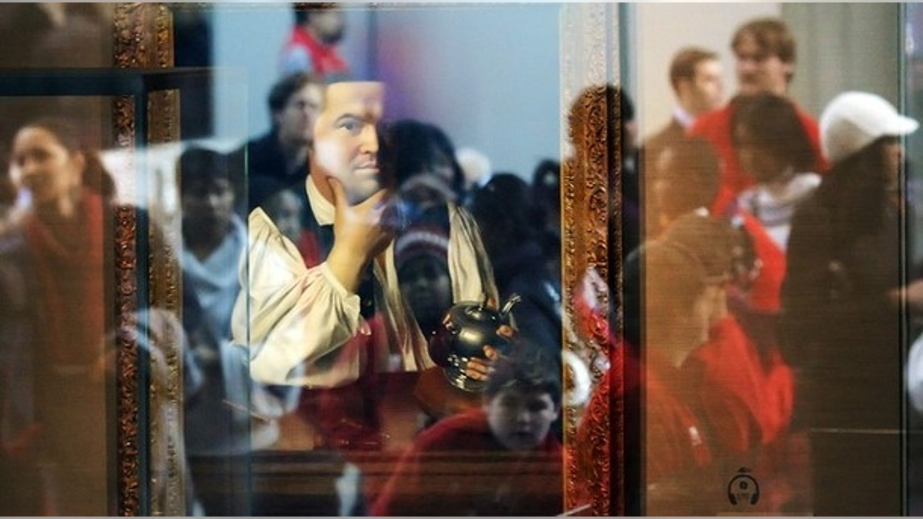 Visitors at Boston's Museum of Fine Art.