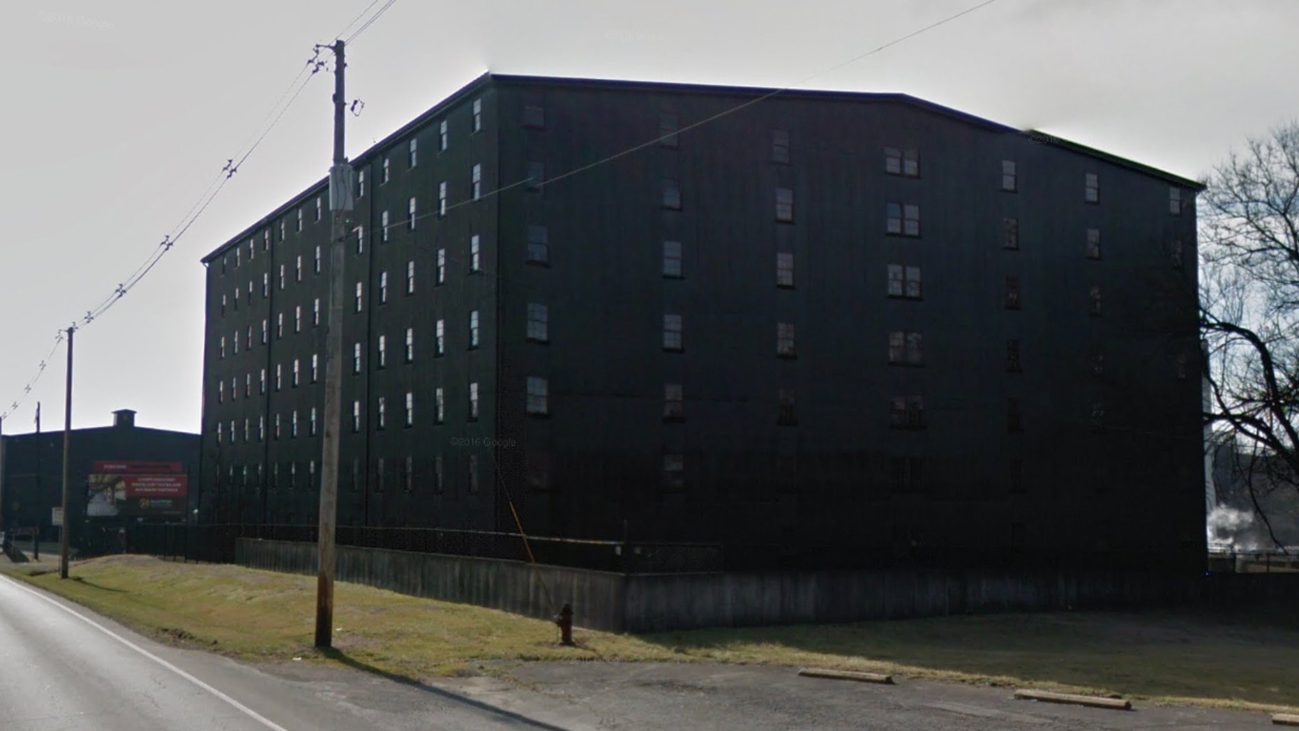 The storage facility, or rickhouse, was located at the Barton 1792 Bourbon distillery (seen above) in Bardstown, Ky.