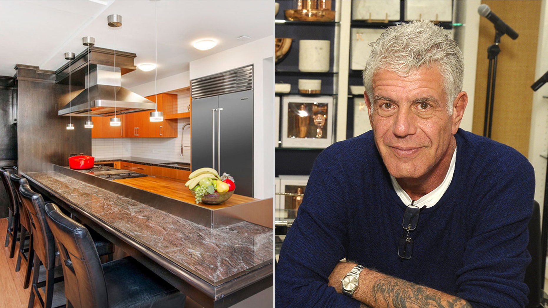 Bourdain and estranged wife Ottavia Busia bought the unit in 2014 for $3.35 million.