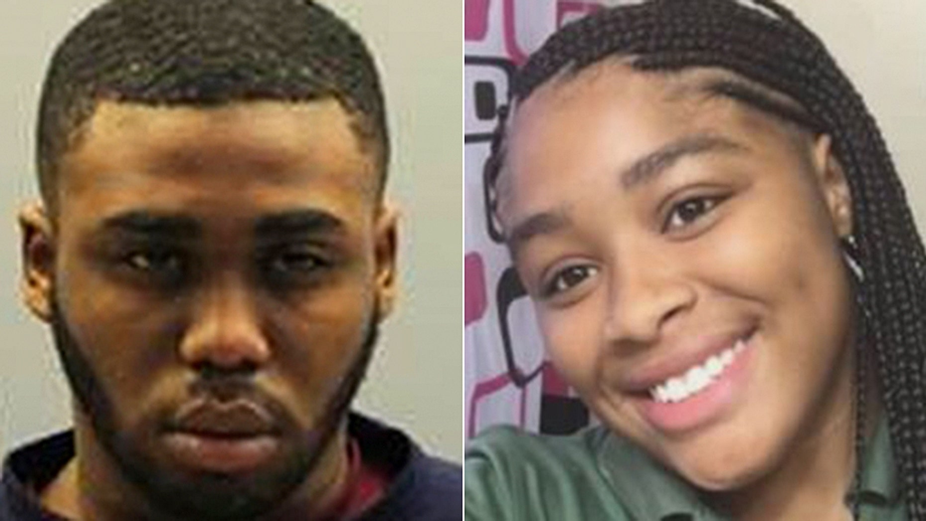 Dekale Bowman, 18, left, is accused of killing 16-year-old Taiyania Thompson in Washington in January.