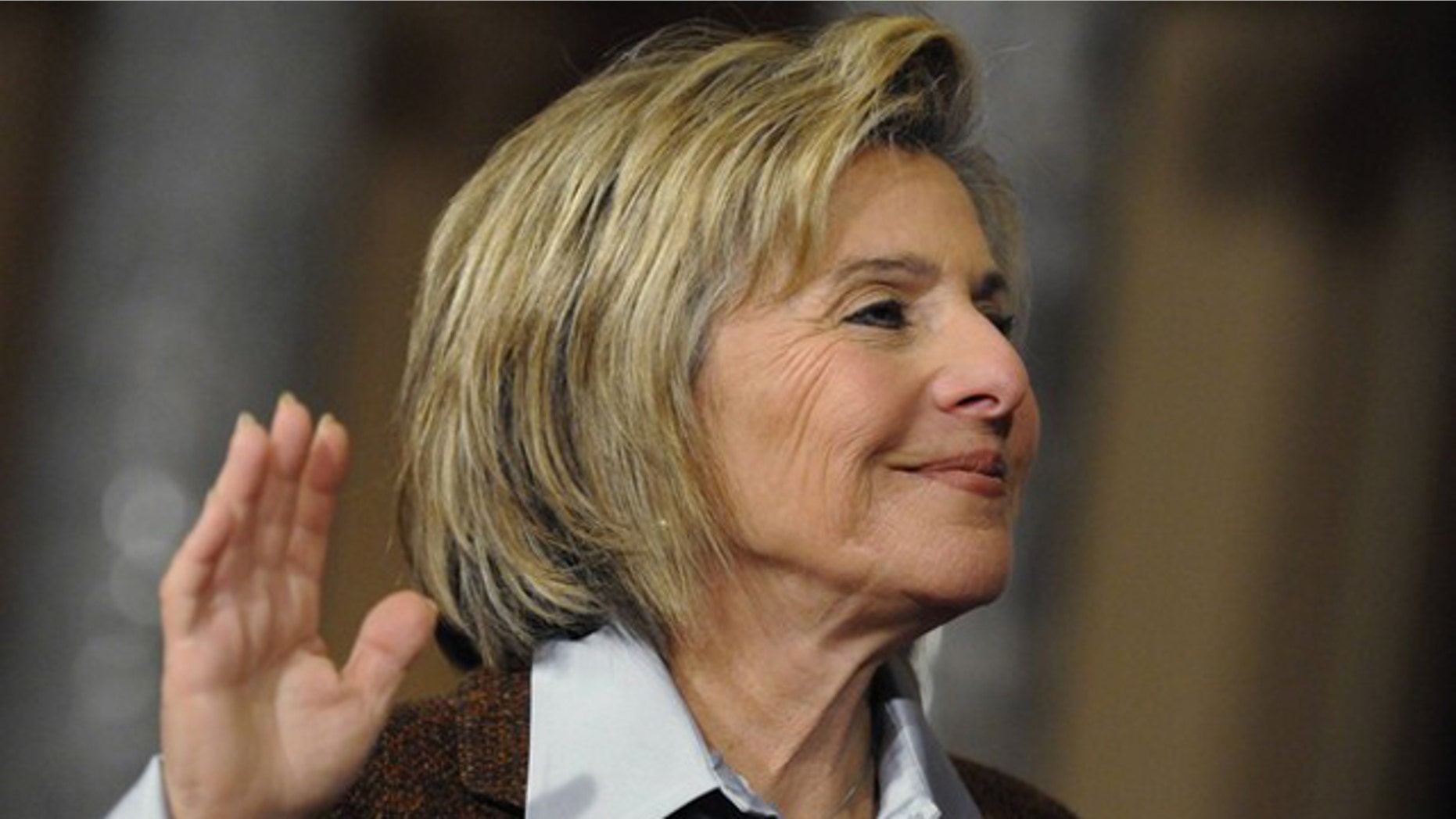 Sen. Barbara Boxer is ceremonially sworn in at the U.S. Capitol in Washington Jan. 5.