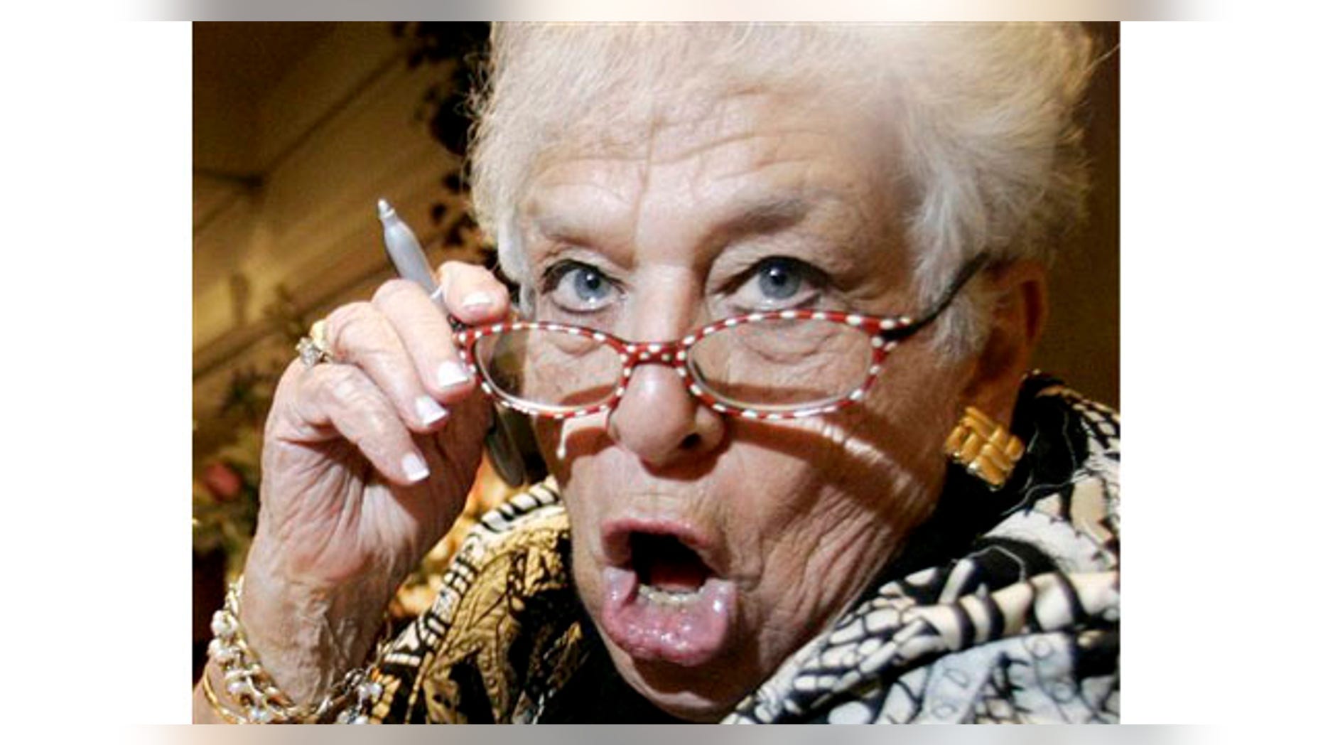 This March 29, 2005 file photo shows Gert Boyle during a book signing in Portland, Ore. Boyle, the leader of Columbia Sportswear, fooled a robber by tripping a silent alarm at her suburban home, summoning police and leading to the capture of a suspect on Wednesday, Nov. 10, 2010.
