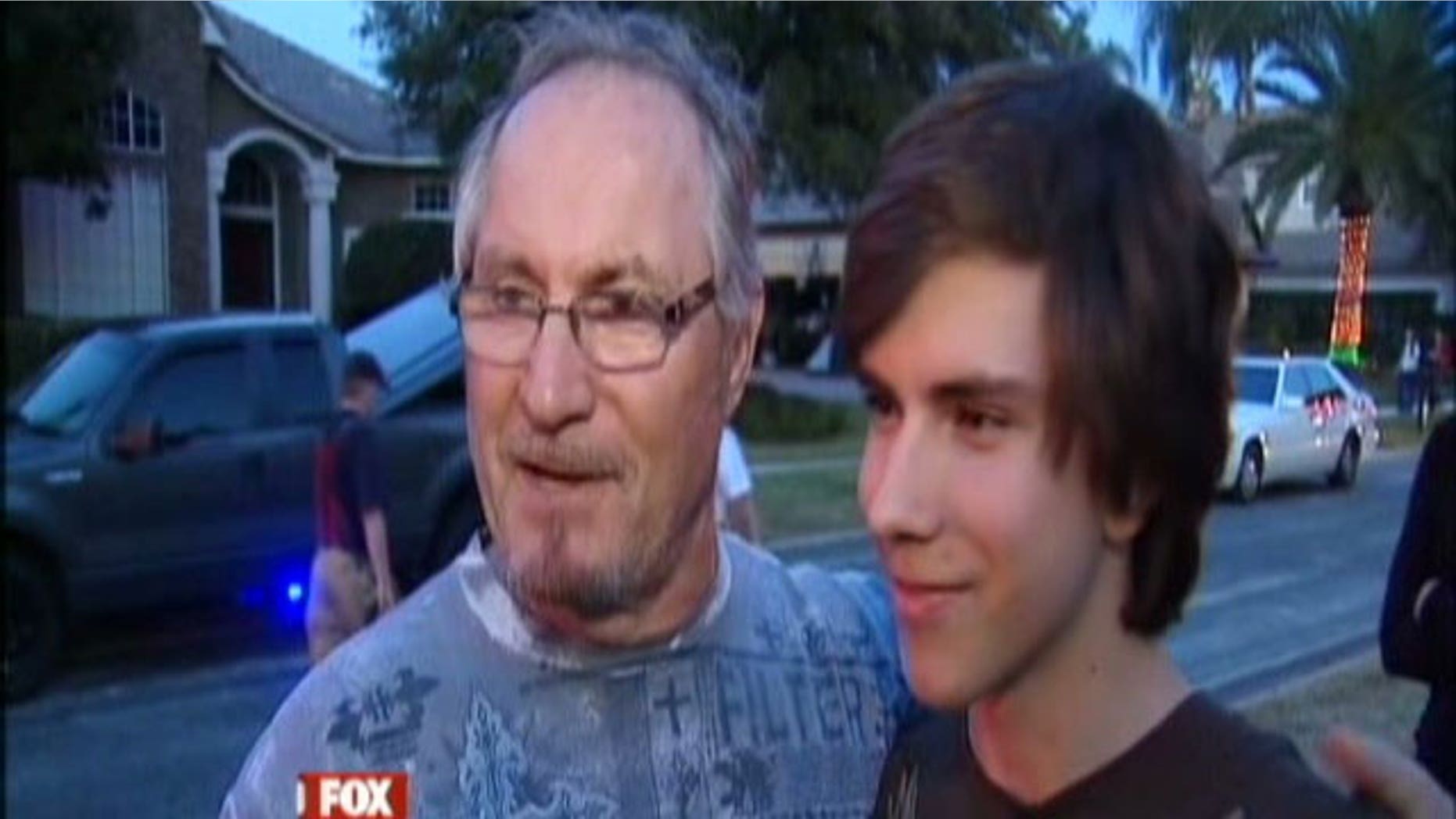 A Boy Scout, Keith Rausch, 16 is hailed as a hero after he alerted three residents inside a home that their house was on fire.