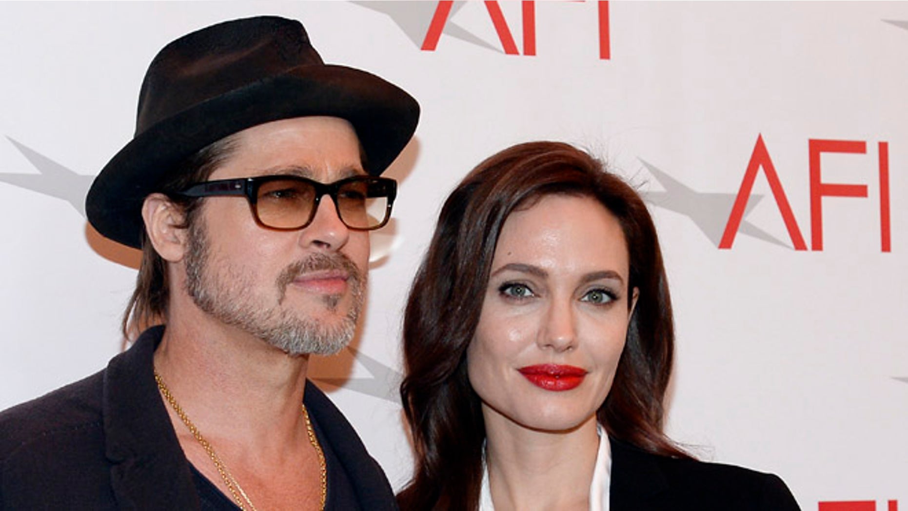 Brad Pitt and Angelina Jolie at the AFI Awards in 2015.
